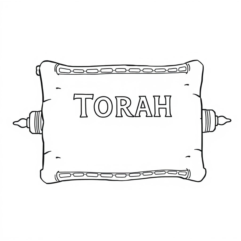 דף צביעה: ספר תורה גדול