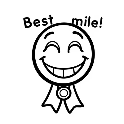 דף צביעה תעודת חיוך להדפסה