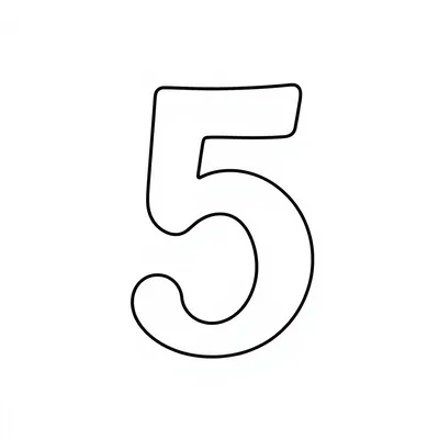 דף צביעה מספר 5 יום הולדת להדפסה
