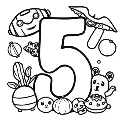 דף צביעה מספר 5 להדפסה