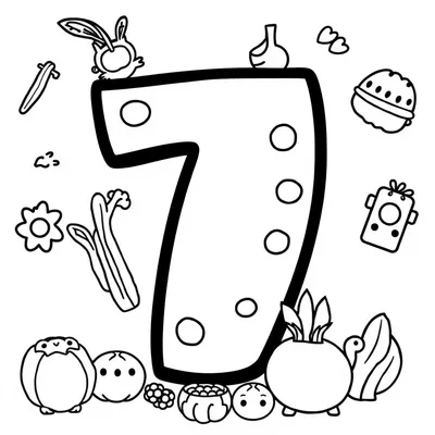 דף צביעה מספר 7 להדפסה