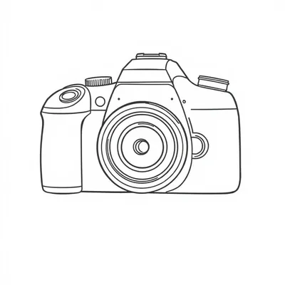 דף צביעה מצלמת DSLR להדפסה
