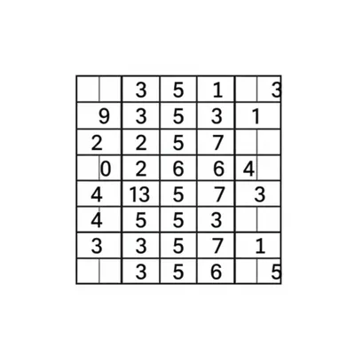 דף צביעה סודוקו ילדים 14 להדפסה