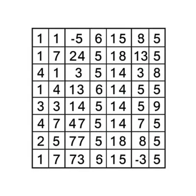 דף צביעה סודוקו ילדים 20 להדפסה