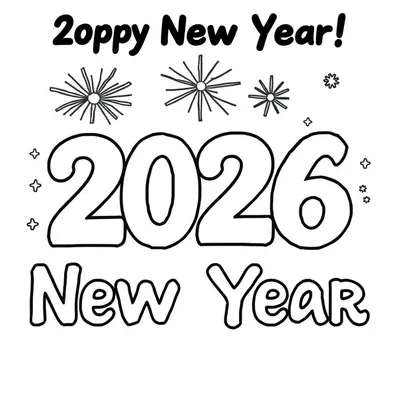 דף צביעה 2026 חגיגה להדפסה